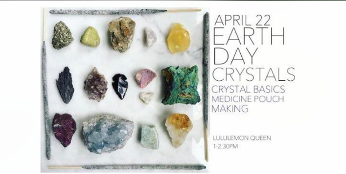 Earth Day Crystals Information Flyer