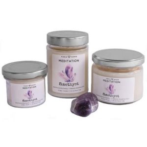 Amethyst: A Powerful Peace of Violet - Amethyst Meditation Candles Product Image