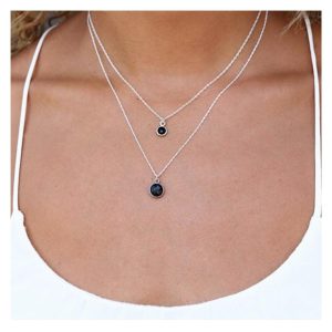 Two layered necklaces 